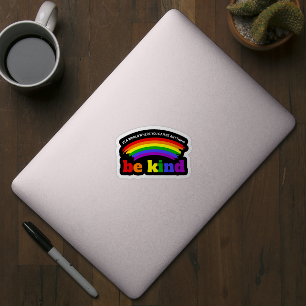 LGBT Gay Lesbian Pride Rainbow Flag by BrightGift
